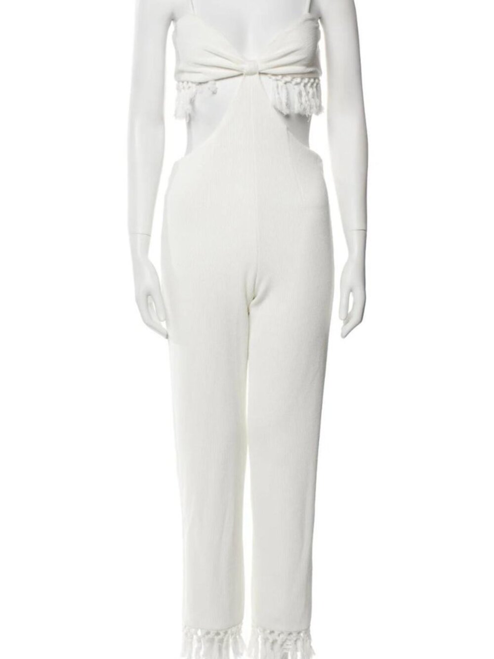 Saylor white jumpsuit (brand new)